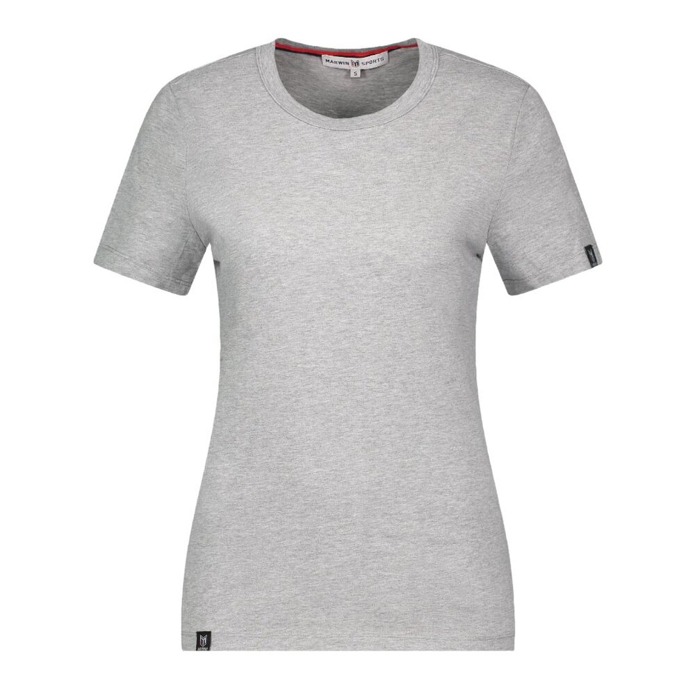 Hayden Melange Grey Short Sleeve